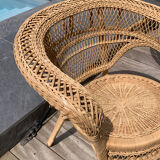 Vintage rattan garden furniture