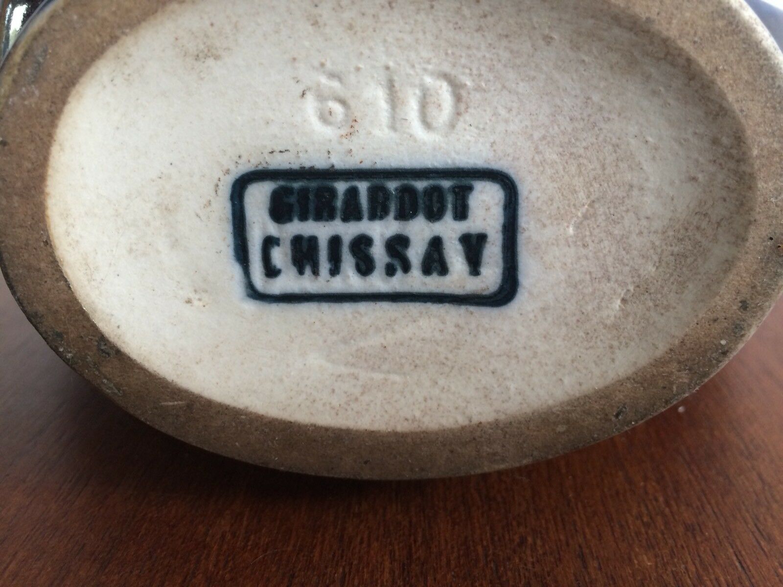 Denbac ceramic bottle, Girardot Chissay
