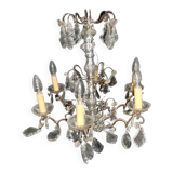 White crystal chandelier