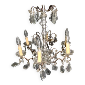 White crystal chandelier