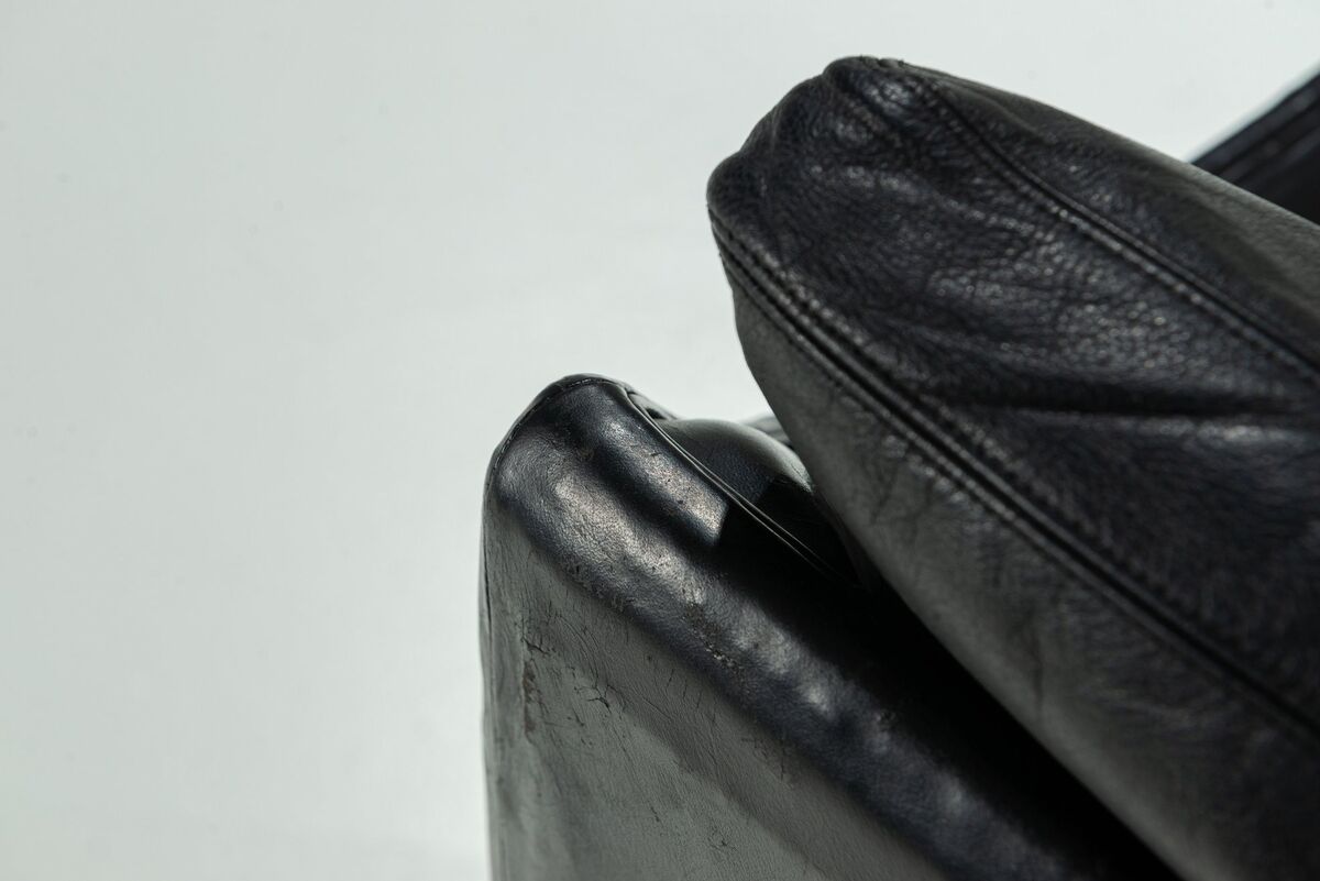 Lounge chair model 800 in leather by Hans Olsen CS Mobler Denmark 1958