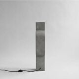 Table lamp, large model - dark gray, ceramic, contemporary work.