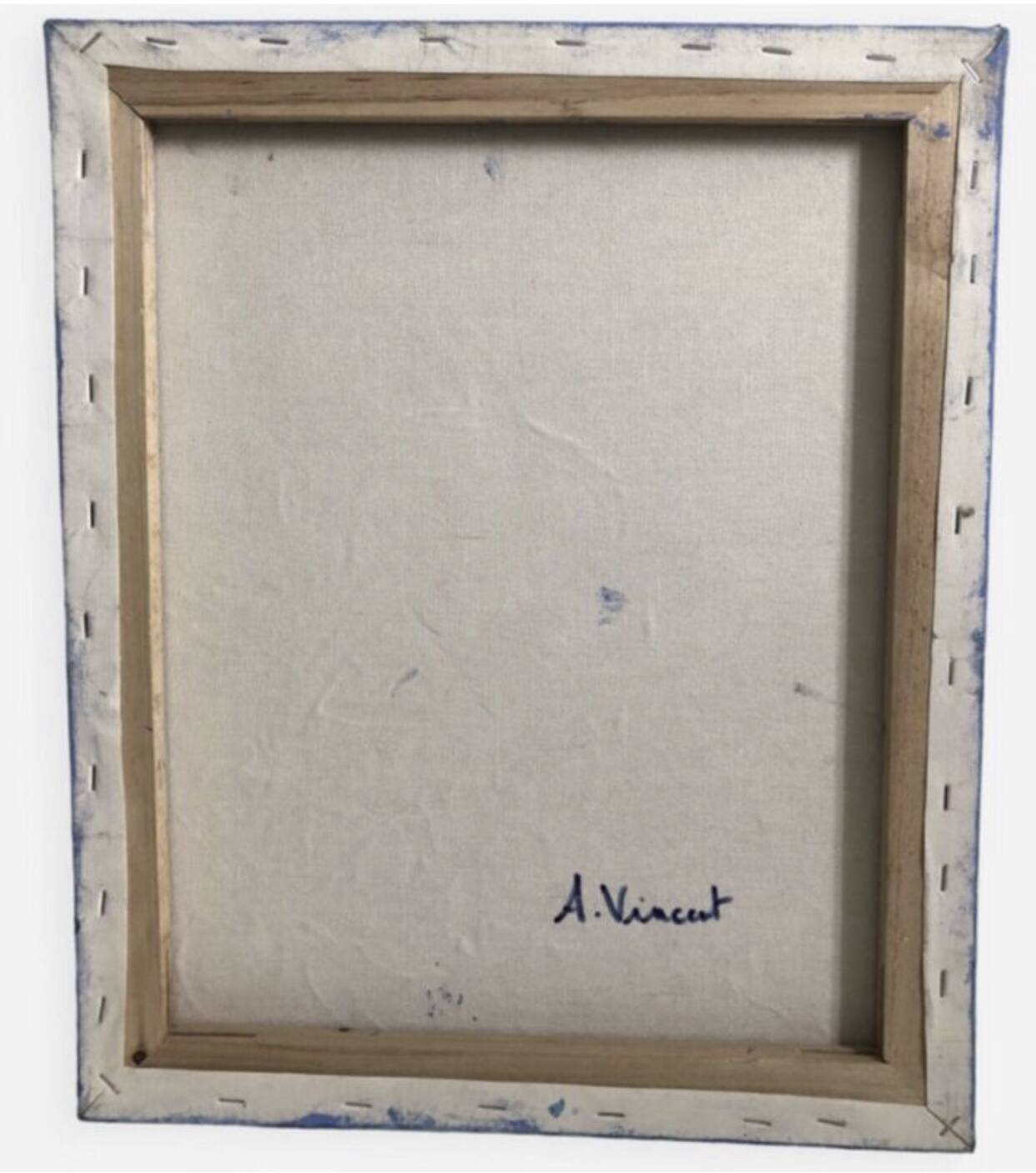 Abstract Yellow Painting