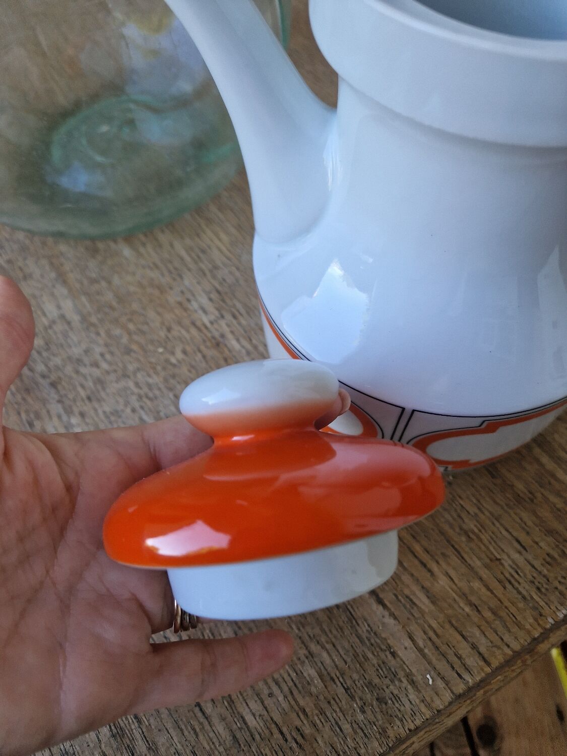 Cruche théière carafe cafetière vintage