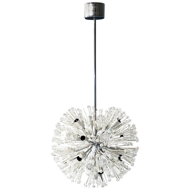 Lustre Dandelion Sputnik par Emil Stejnar Autriche 1955