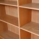 Scandinavian oak bookcase, 1960s