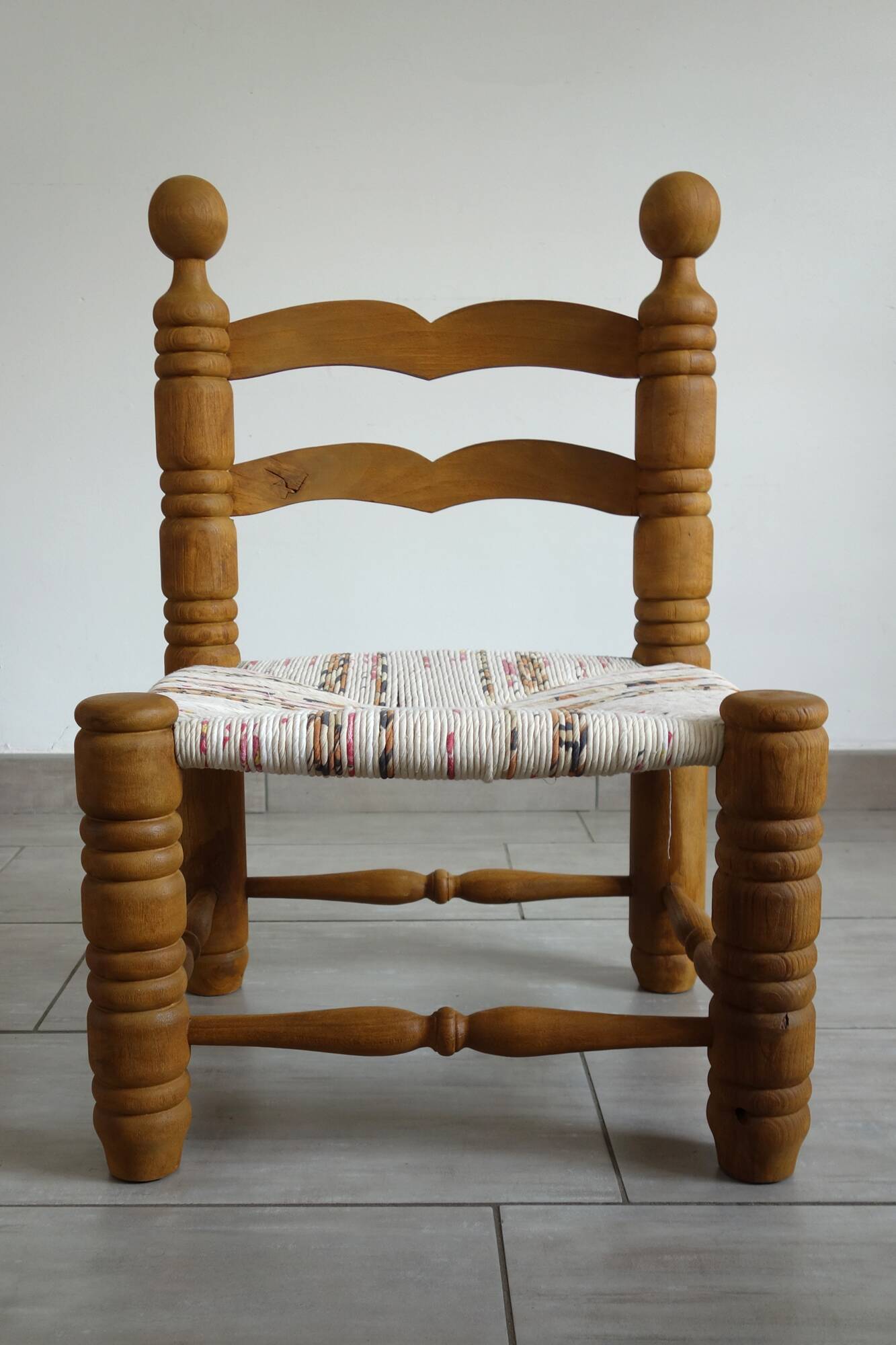 Brutalist chair attributed to Charles Dudouyt, 1940s