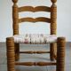 Brutalist chair attributed to Charles Dudouyt, 1940s