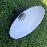 Enameled metal lampshade