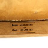 Set of 4 "Herregården" chairs, Carl Malmsten, Sweden, 1960