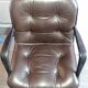 Vintage leather armchair from 1970