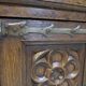 Antiqie Gothic carved oak cabinet, 1860