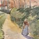 Vintage watercolor