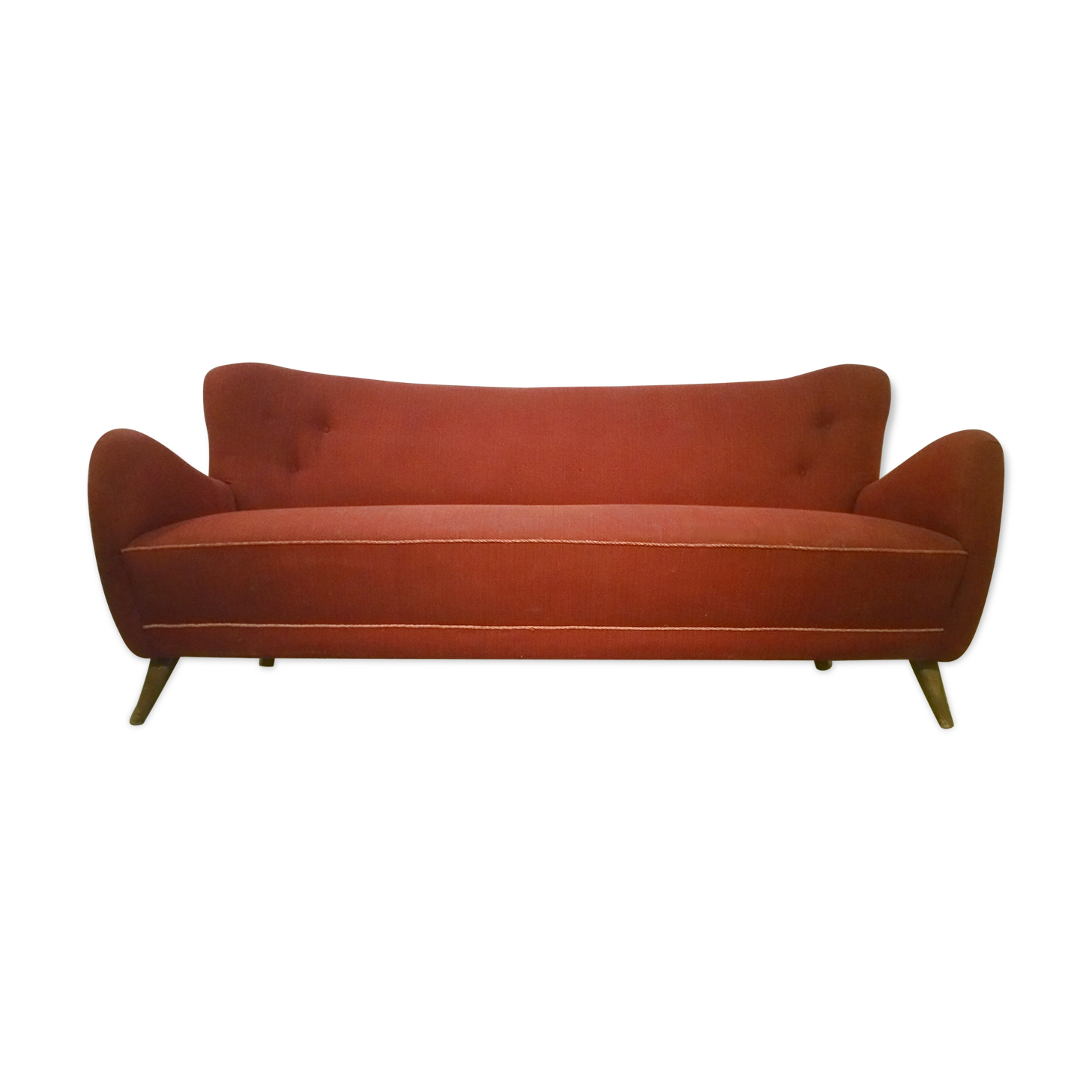 Danish sofa 3 places 50s 60s