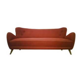 Danish sofa 3 places 50s 60s