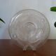 Plate with crystal heel engraved Saint Louis / Baccarat 19th century - 21.5 cm