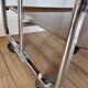 Chromium folding dessert and vintage 70s formica