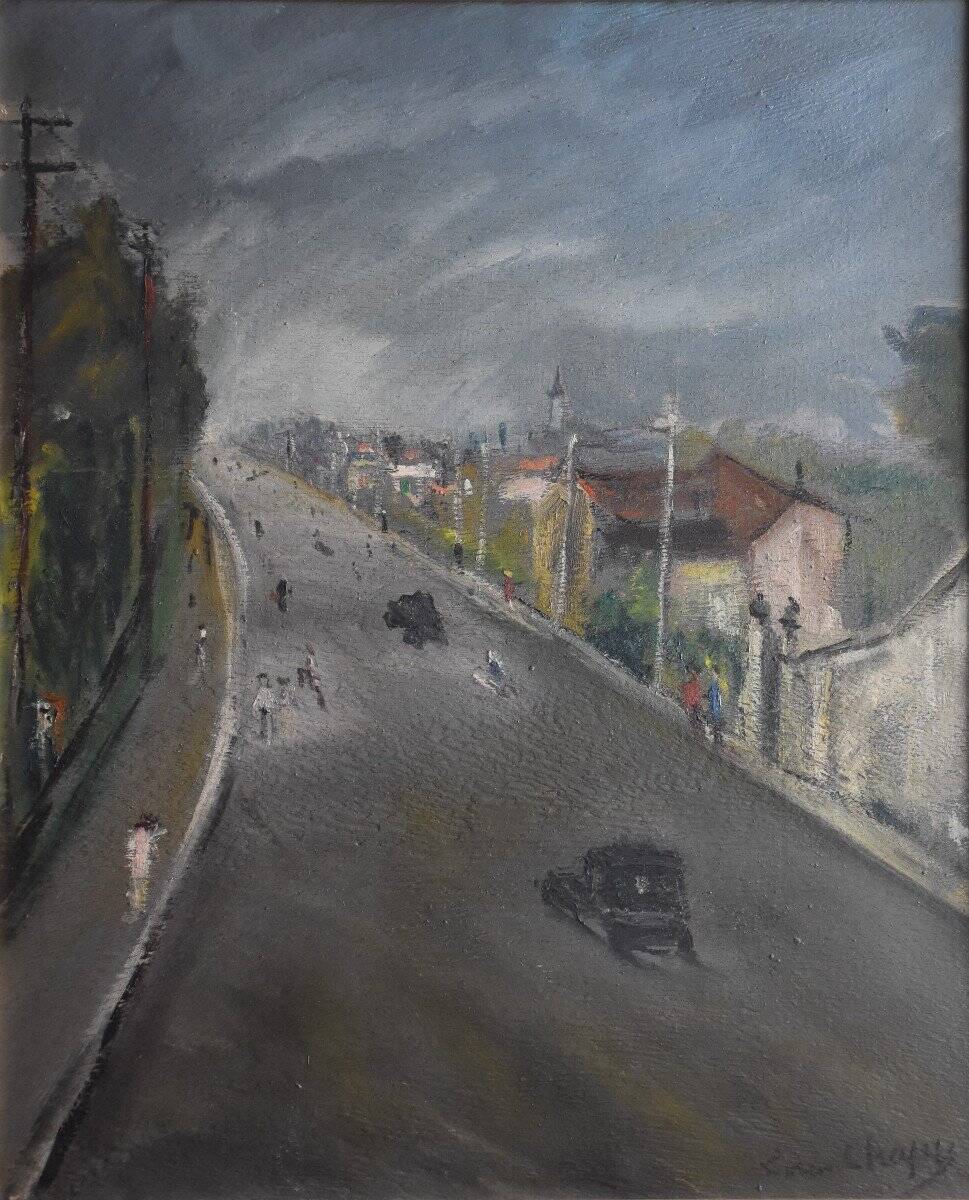Louis Chapuy, La montée de Champagne à Lyon (vers 1935)