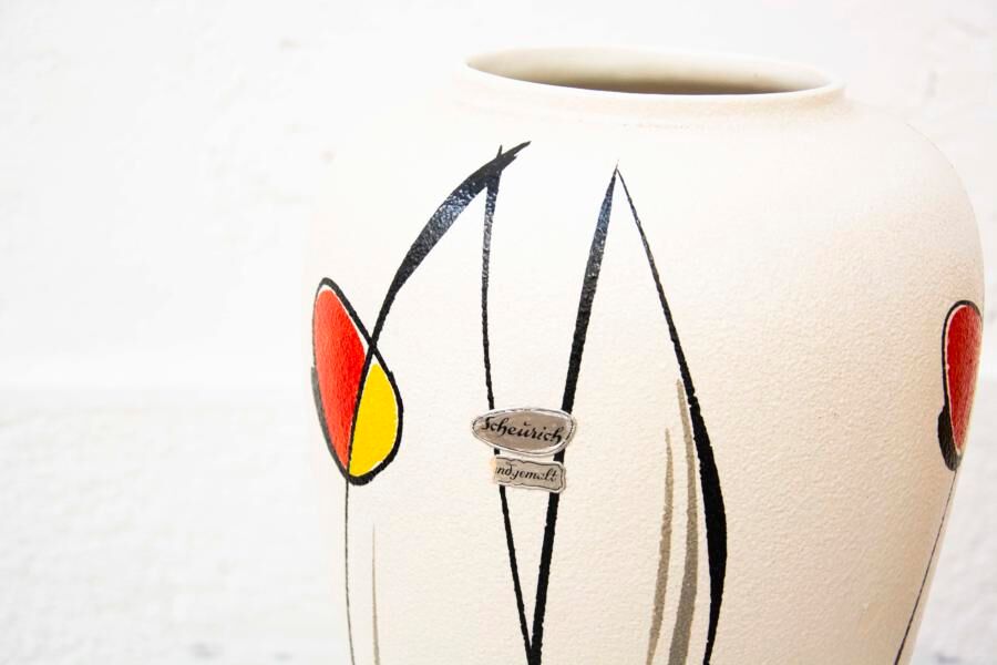 German vintage ceramic vase 1950