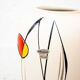 German vintage ceramic vase 1950