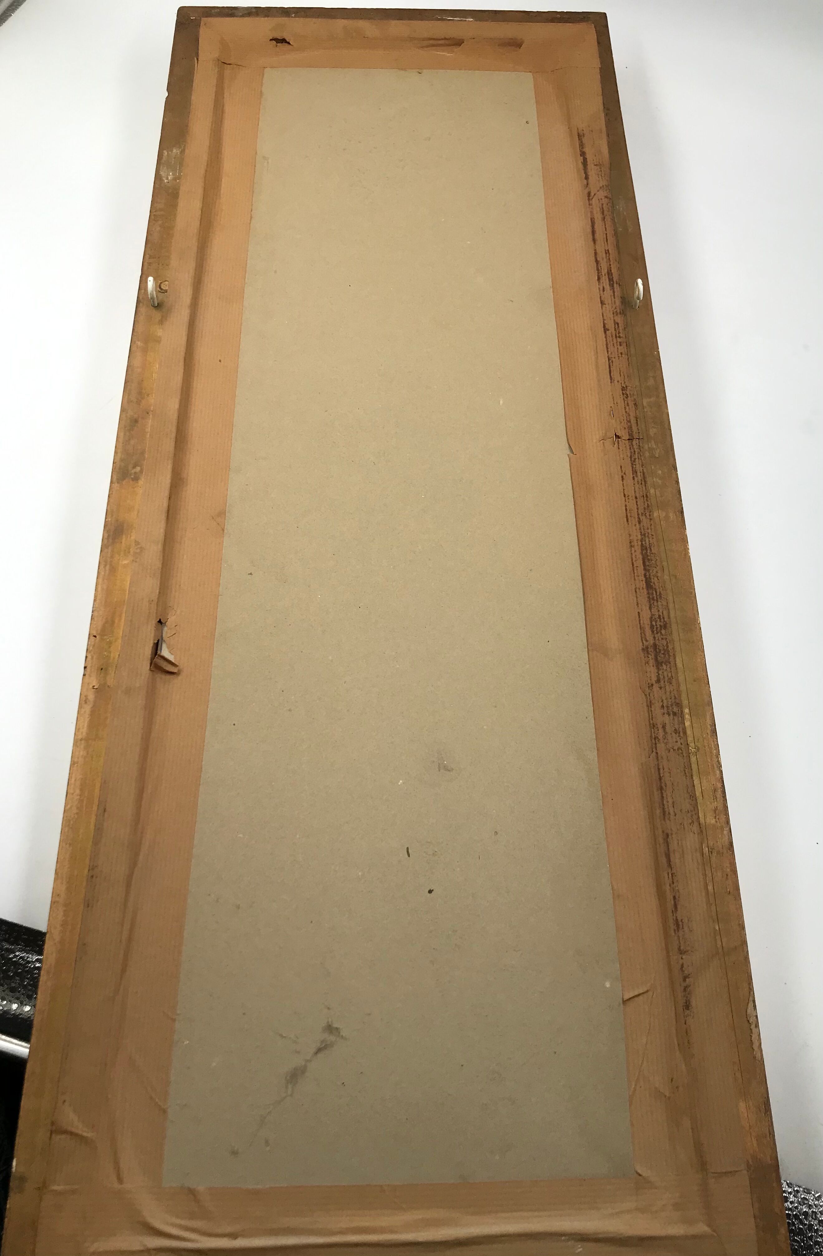 Classic gold mirror 32x82cm