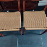 Danish rosewood chairs H.W Klein