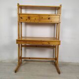 Vintage pine shelf desk