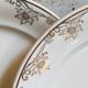 Eight Villeroy & Boch dessert plates with gold decor