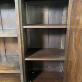 Large vintage wooden bookcase