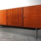 Vintage rosewood veneer sideboard by Musterring International, 1960s