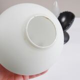 Lampe de table sculpturale par Pan Keramik avec boule de verre - années 1970