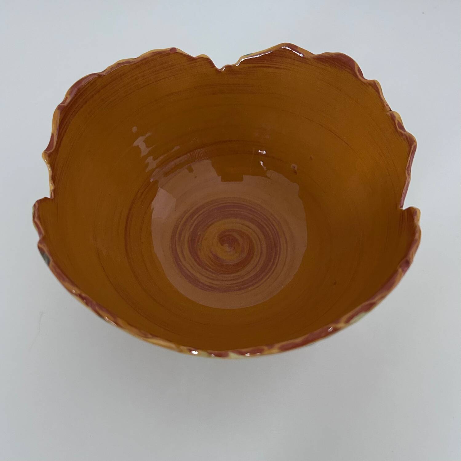 Artist's signed bowl