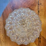 Diamond-pointed glass ceiling light