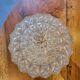 Diamond-pointed glass ceiling light