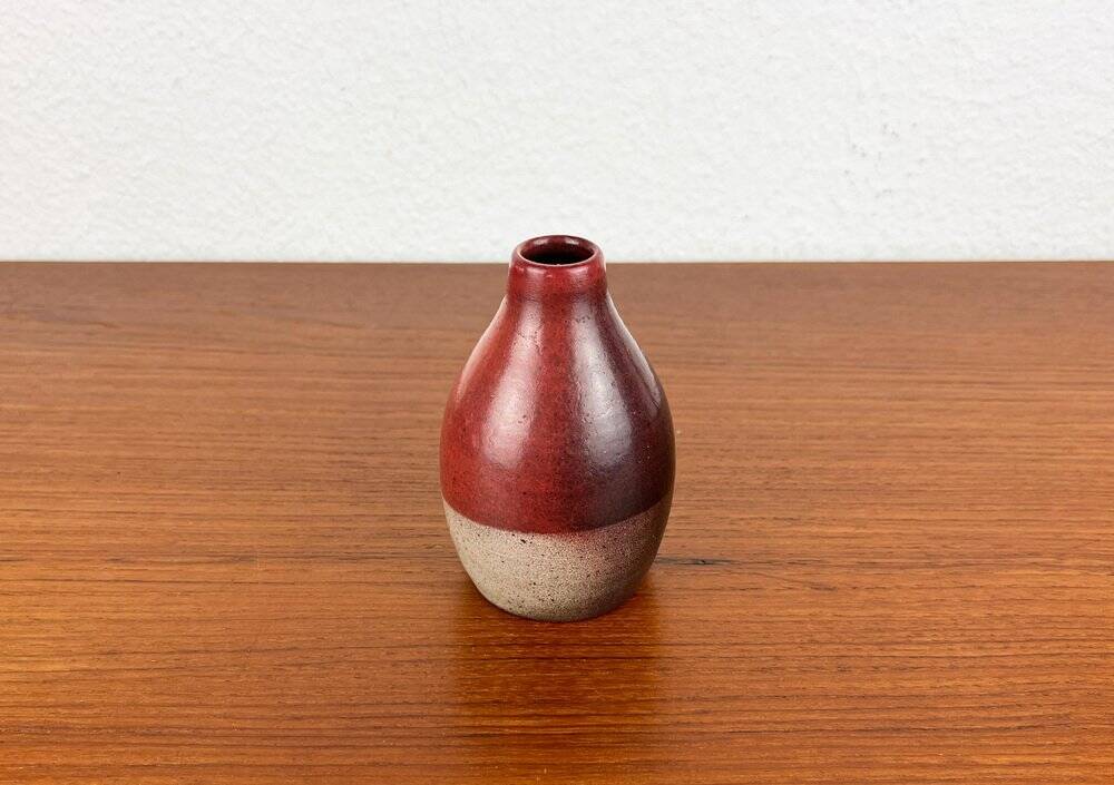 Ceramic vase from a German workshop from the mid-century by Jürgen Riecke, 1960s.