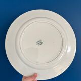 Large Antique Ironstone Dish - Lily of the Valley Ste Amandinoise Decor, Early 20th Century