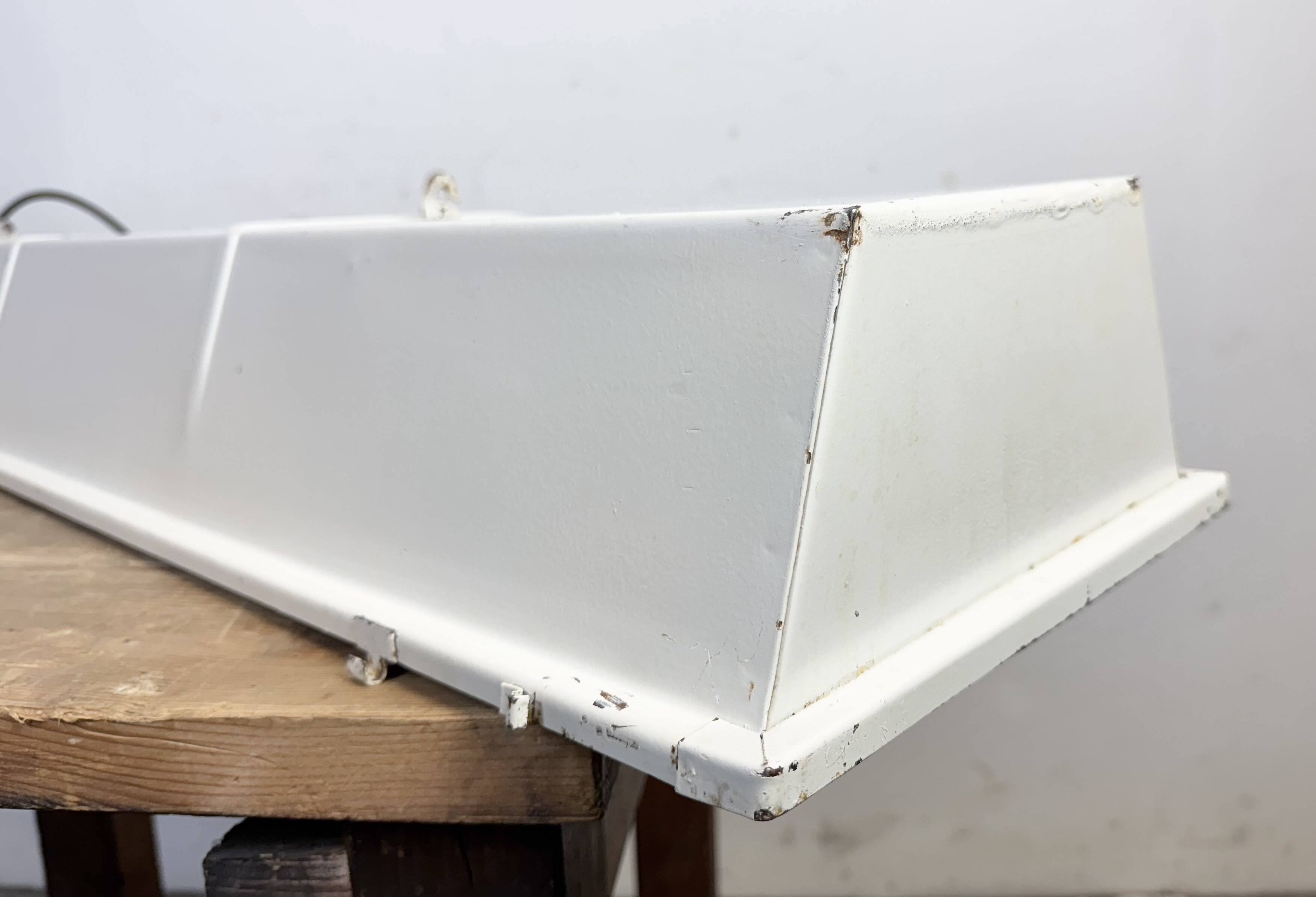 Beige Industrial Hanging Tube Light from Famor , 1970s