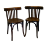 Pair of old bistro chairs