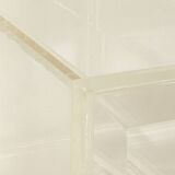 Acrylic chest of drawers, unique piece, 1980s