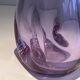 Pear-shaped glass vase