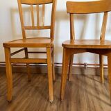 Mismatched set of 4 bistro chairs