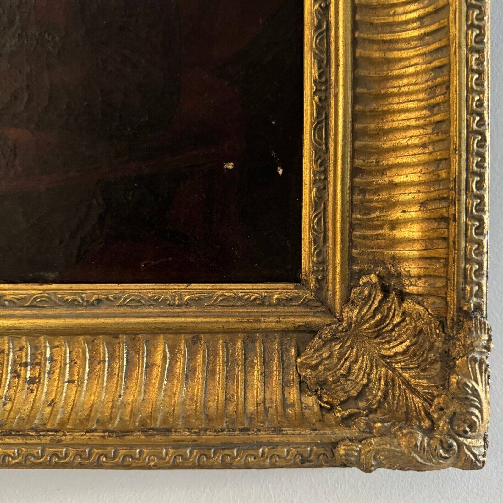 Late 19th century portrait representing a woman with a headdress and lace