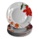 Porcelain floral dessert plates