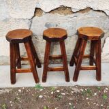 Vintage brutalist bar stools 1960/70