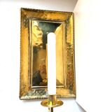 Large ScandiSca Vintage Brass Wall Candle holder  Sconce  height 34 cm