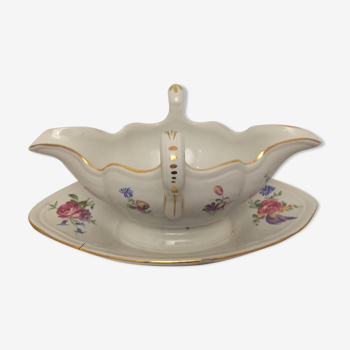 Saucière en porcelaine K&G de Lunéville