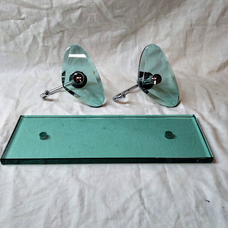 Max Ingrand coat rack sandher for Fontana Arte, green glass
