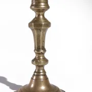 French 18th-century brass candlestick – Louis XV