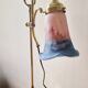 Art Nouveau lamp - Brass and glass paste - 1920s period