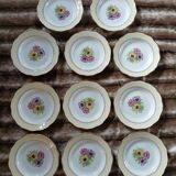 11 antique deep plates L'Amandinoise